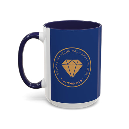 Diamond Club - Accent Mug - Navy/gold