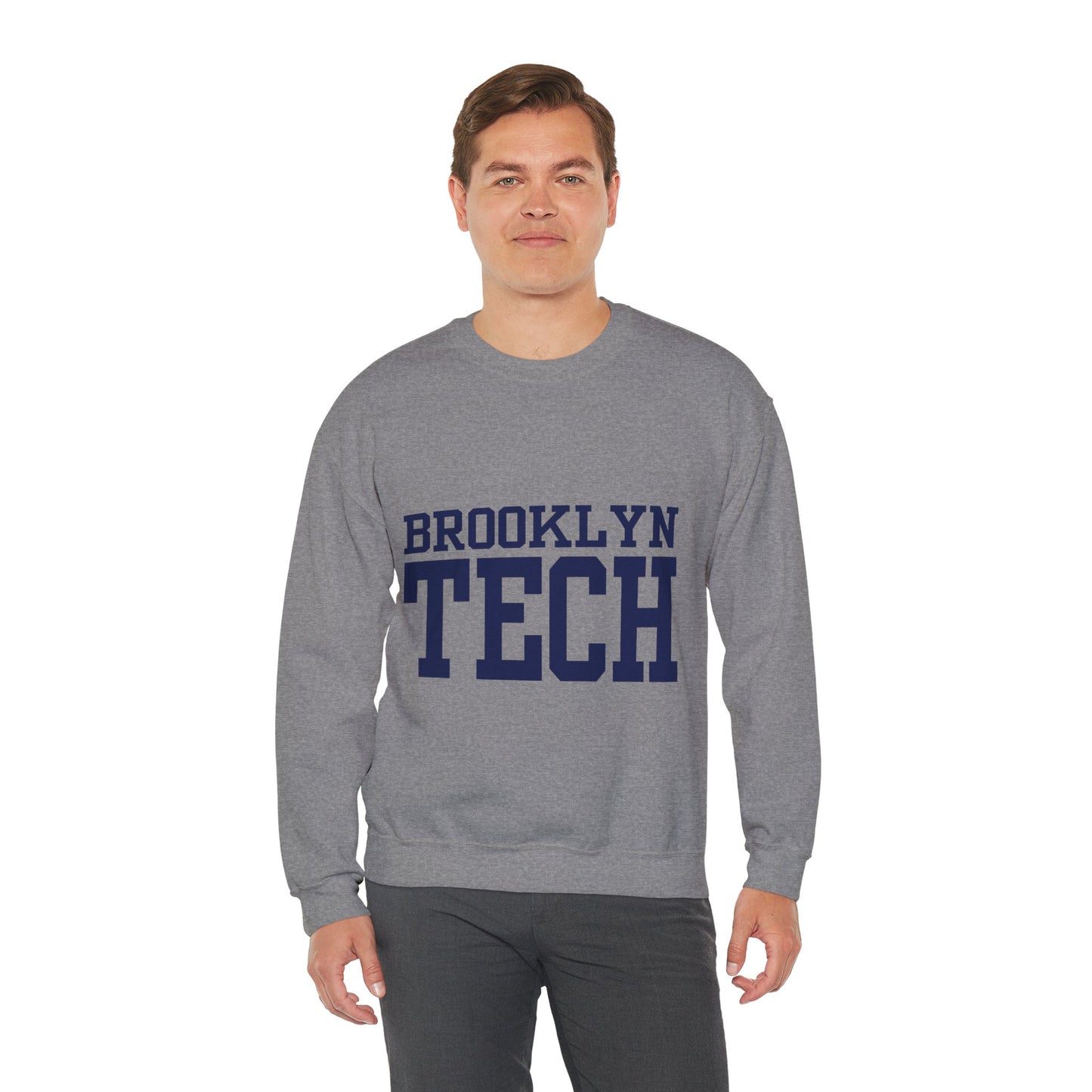 Classic Brooklyn Tech - Men's Heavy Blend Crewneck Sweatshirt