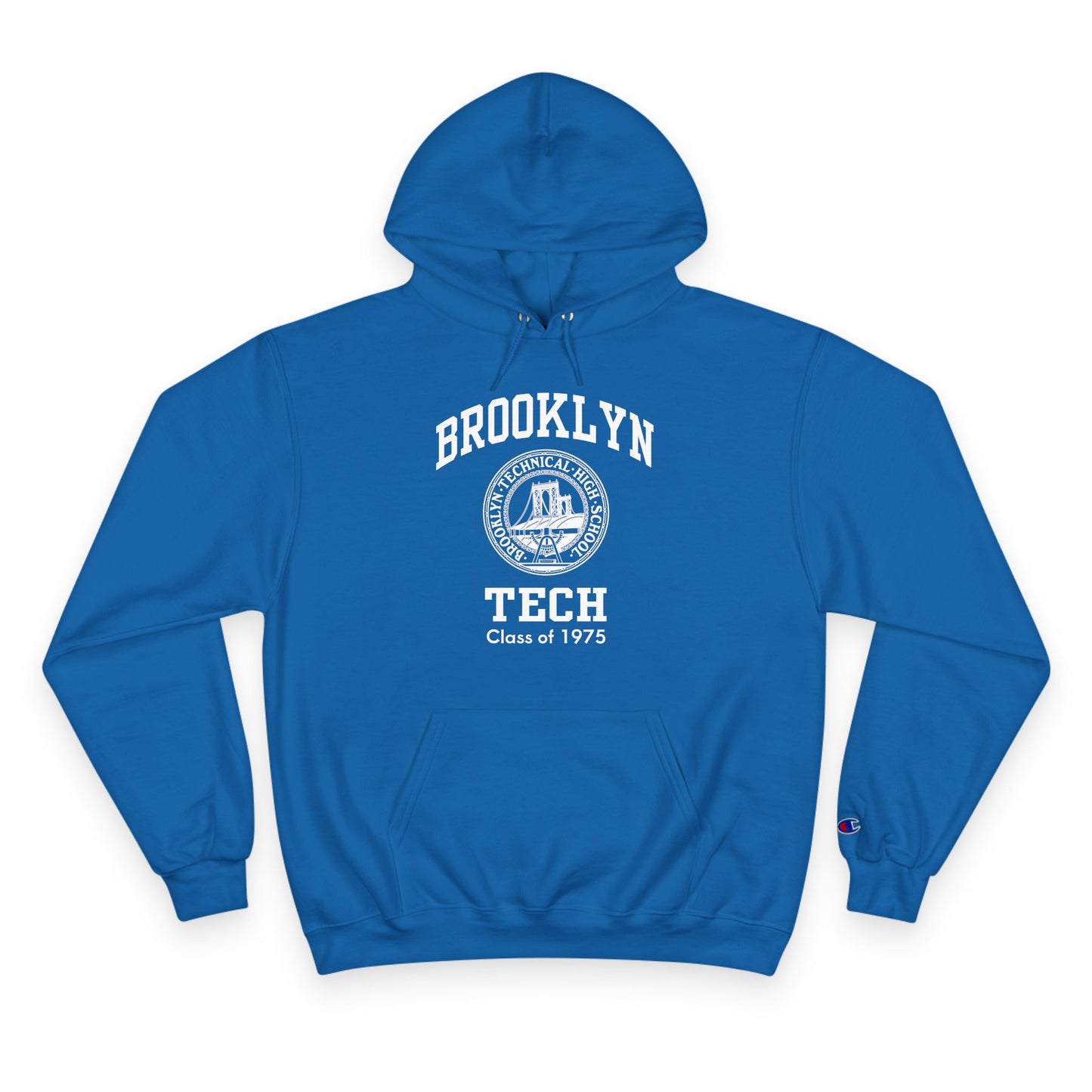Brooklyn Tech Classic Logo - Champion Hoodie - Class Of 1975