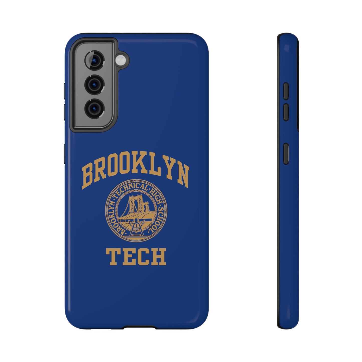 Brooklyn Tech Classic Logo - Impact-Resistant Phone Cases - Iphone Or Samsung - Navy