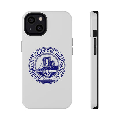 Classic Tech Seal - Impact-Resistant Phone Cases - Iphone Or Samsung - White