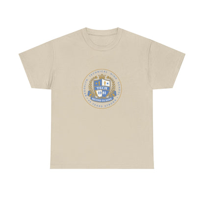 Class of 1981 45 Years Strong - Men's Heavy Cotton T-Shirt - Light Blue Logo