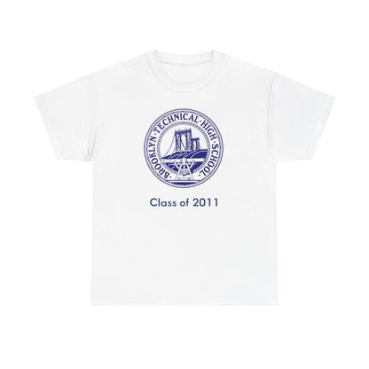 Classic Tech Logo - Men's Heavy Cotton T-Shirt - Class Of 2011