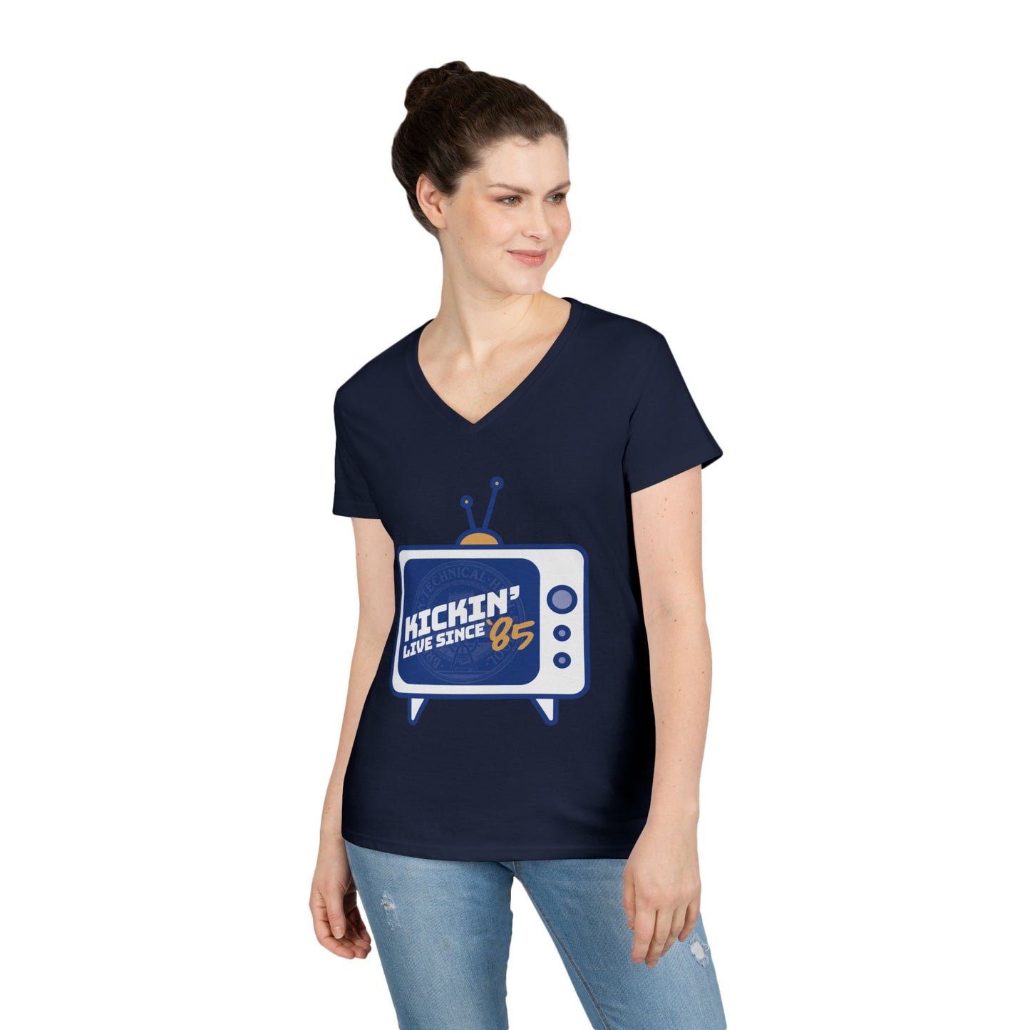 Class Of 1985 Ladies' V-Neck T-Shirt - Tv