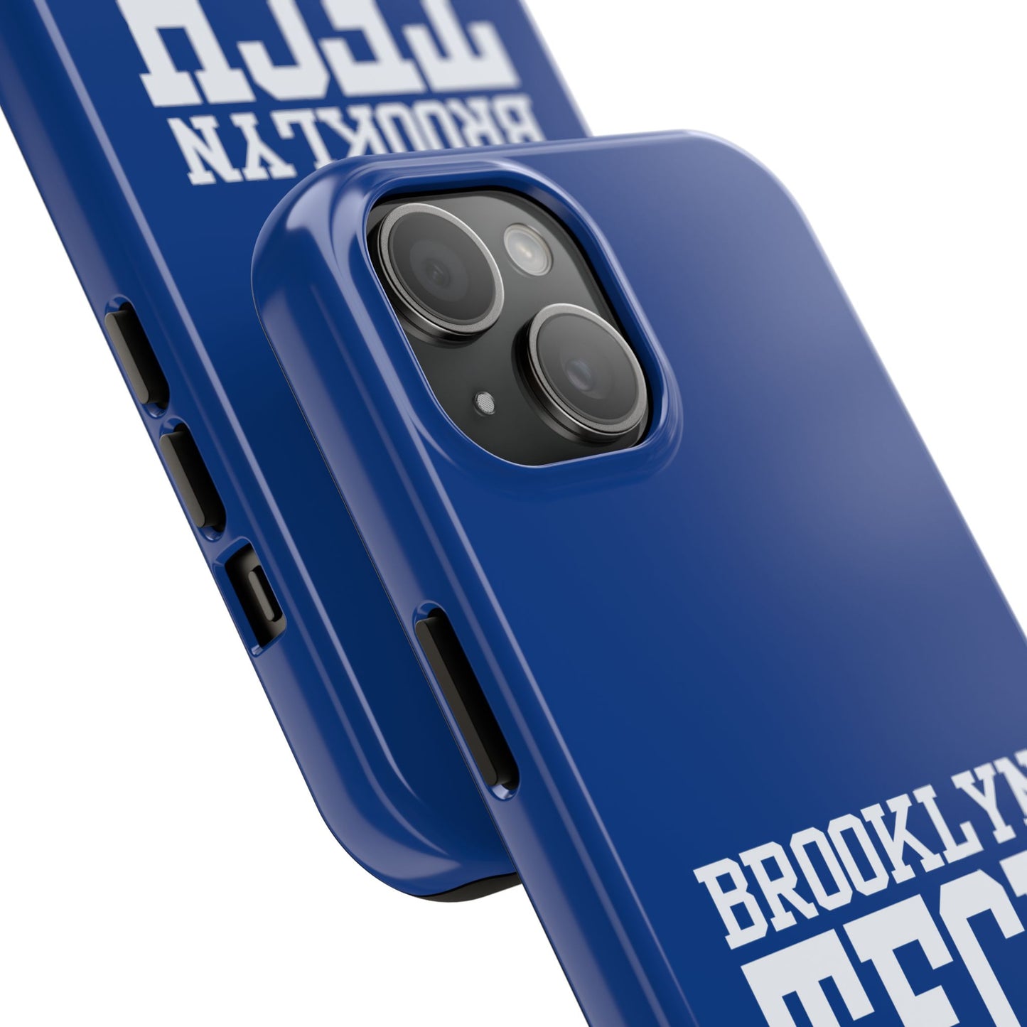 Brooklyn Tech Class Of 1985 Tough Phone Case - Navy-Blue With White Graphics