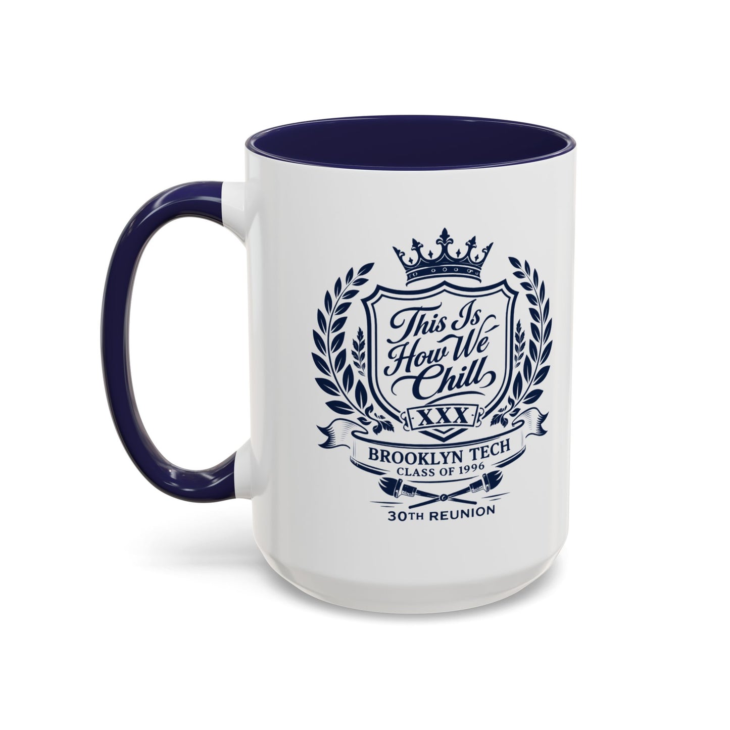 Class of 1996 30th Reunion Accent Coffee Mug — Ceramic Mug (11/15oz)