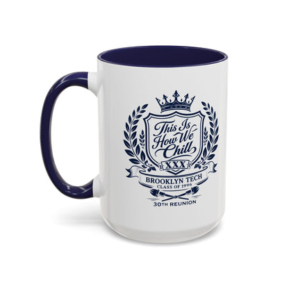 Class of 1996 30th Reunion Accent Coffee Mug — Ceramic Mug (11/15oz)