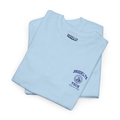 Classic Brooklyn Tech on Left Chest - Heavy Cotton Men's T-Shirt - Class of 1952