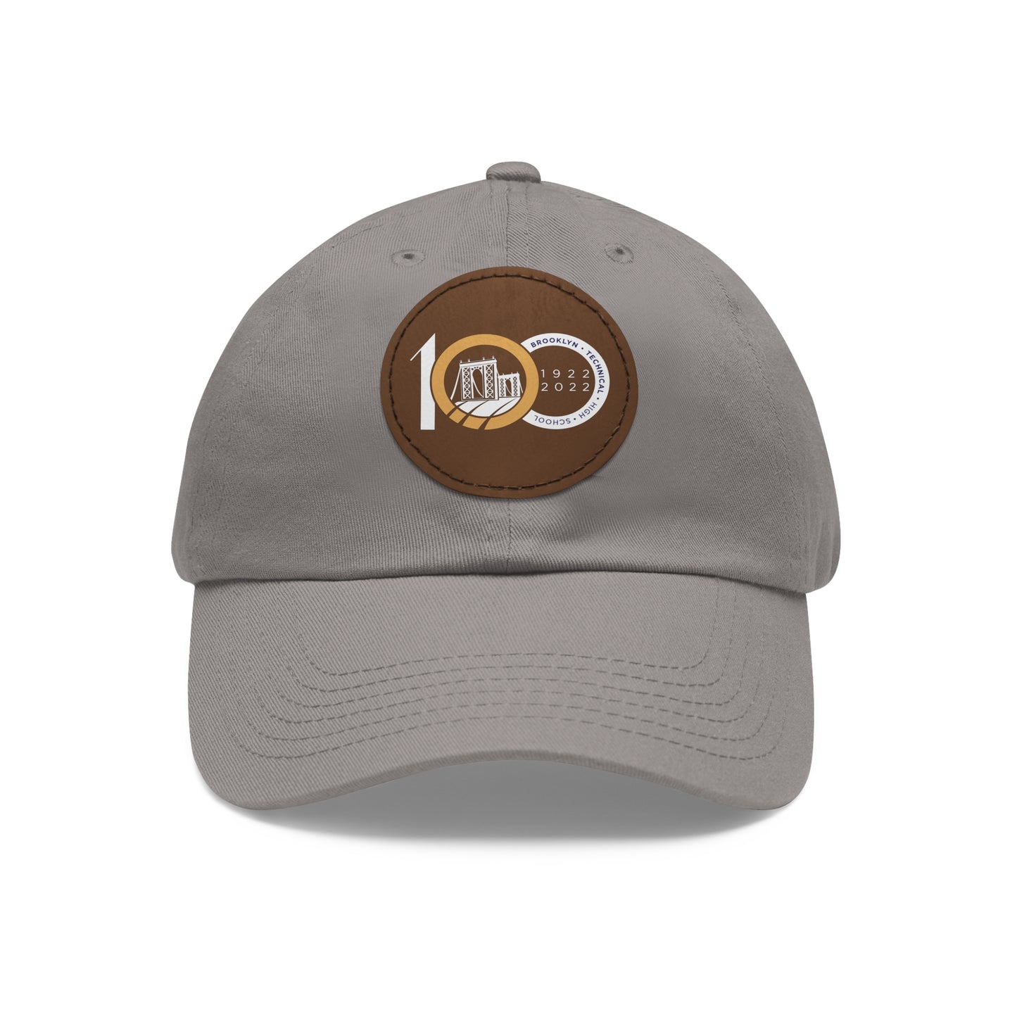 Tech Centennial Hat with Leather Patch (Round)