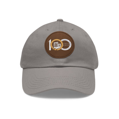Tech Centennial Hat with Leather Patch (Round)
