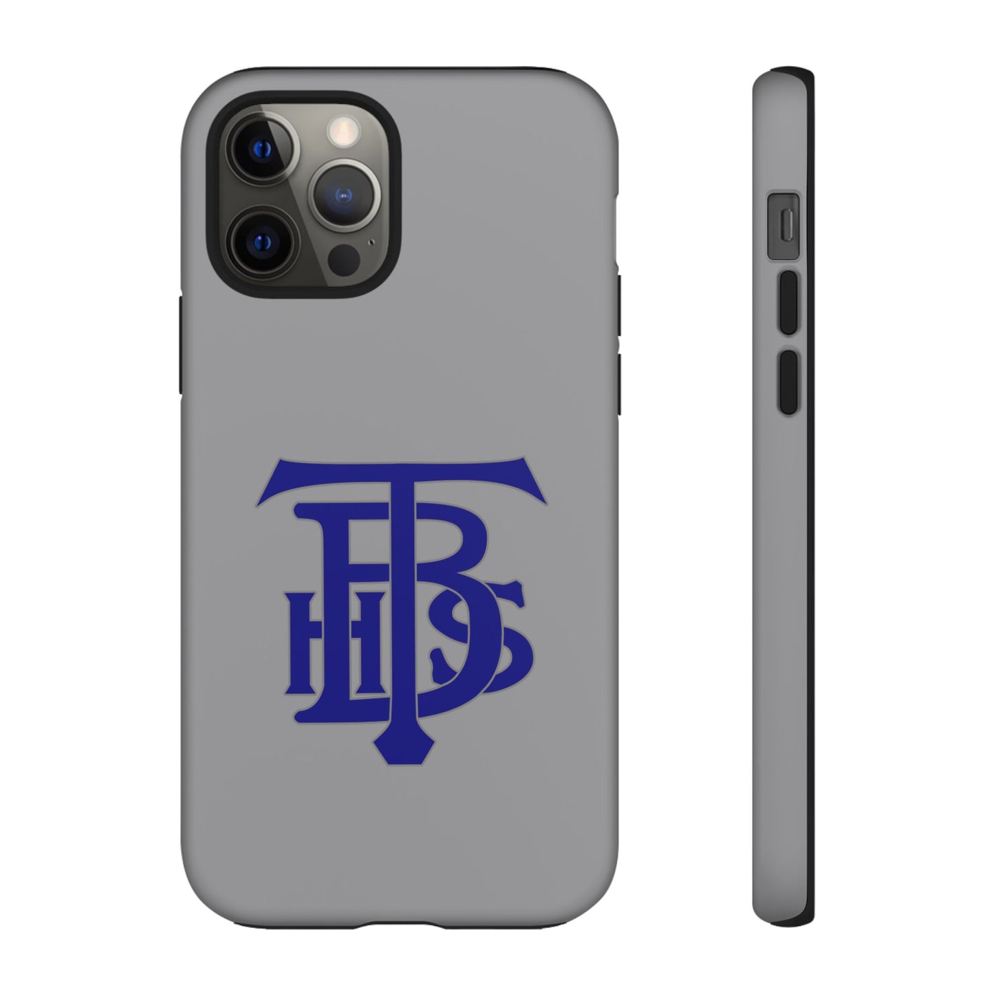 Stacked Logo - Tough Phone Cases - Gray - iPhones