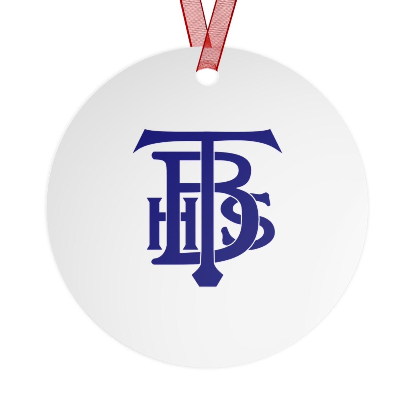 Stacked Tech Logo - Metal Ornaments