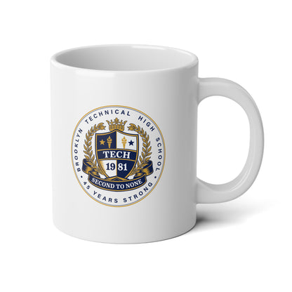 Class of 1981 - 20oz Jumbo Coffee Mug - Navy Blue Logo