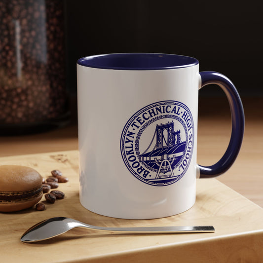 Classic Tech Logo - Accent Coffee Mug - White