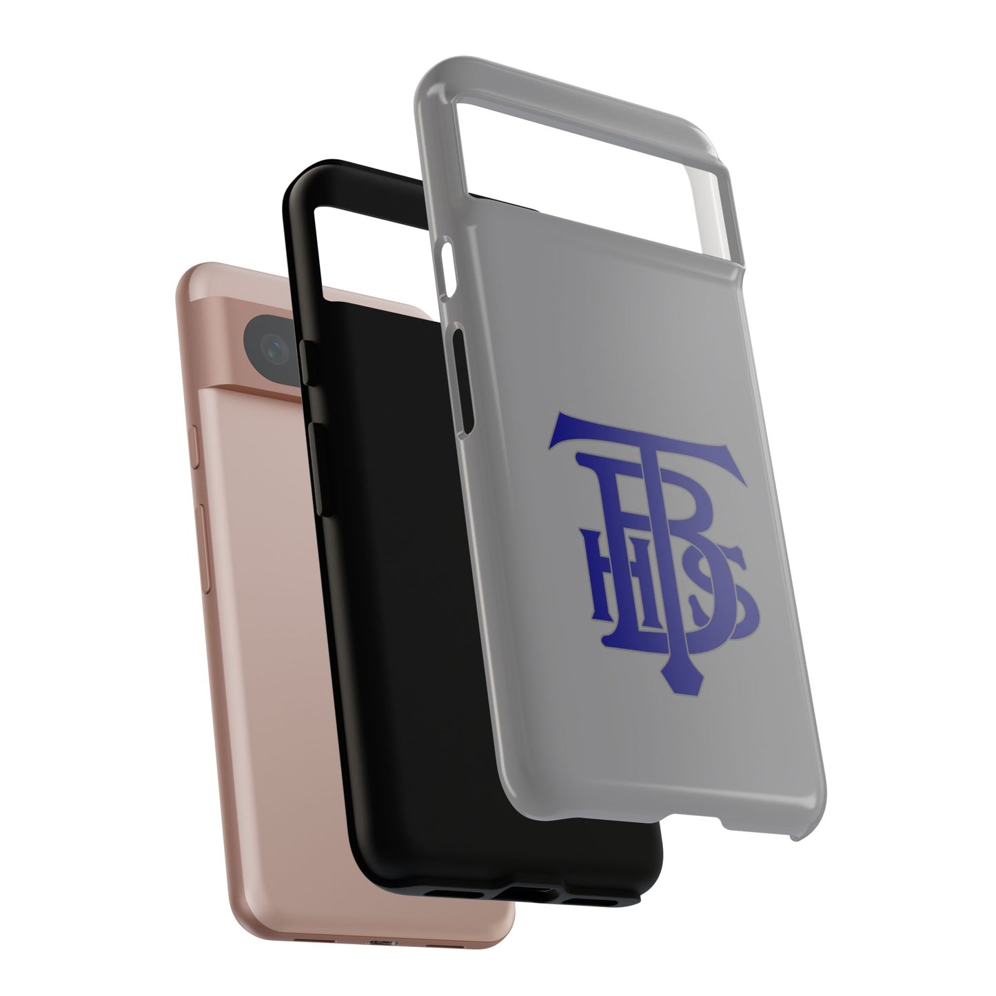 Stacked Logo - Tough Phone Cases - Gray - Google phones