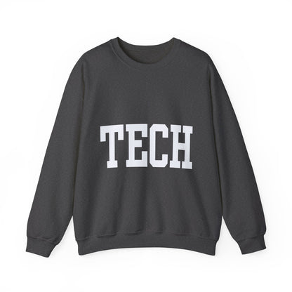 Tech - Classic Font - Men's Heavy Blend Crewneck Sweatshirt