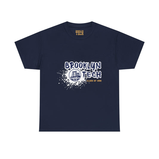 Class of 1990 Commemorative Unisex Heavy Cotton Tee - Gold font