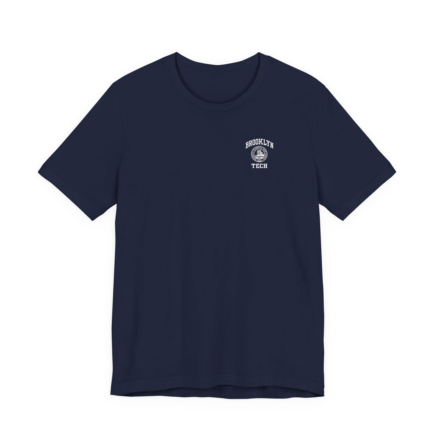 Classic Logo with Brooklyn Tech on Left Chest - Men's Jersey Short Sleeve T-Shirt