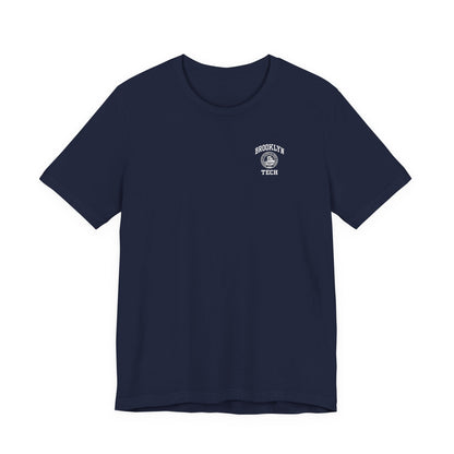 Classic Logo with Brooklyn Tech on Left Chest - Men's Jersey Short Sleeve T-Shirt