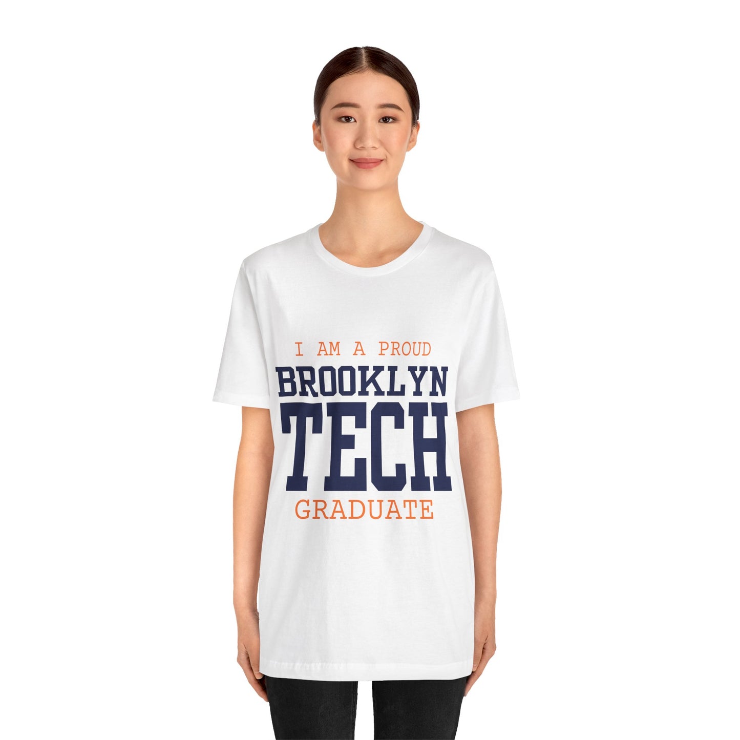 Classic Font - I Am A Proud Brooklyn Tech Graduate - Men's Short Sleeve Jersey