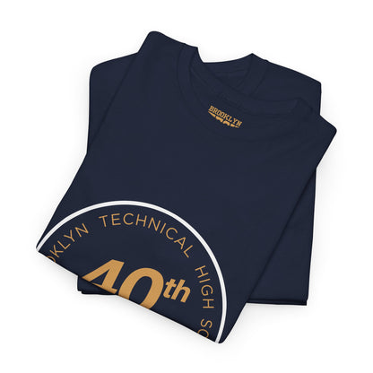 Class Of 1985 Commemorative Unisex Heavy Cotton T-Shirt - Gold Logo
