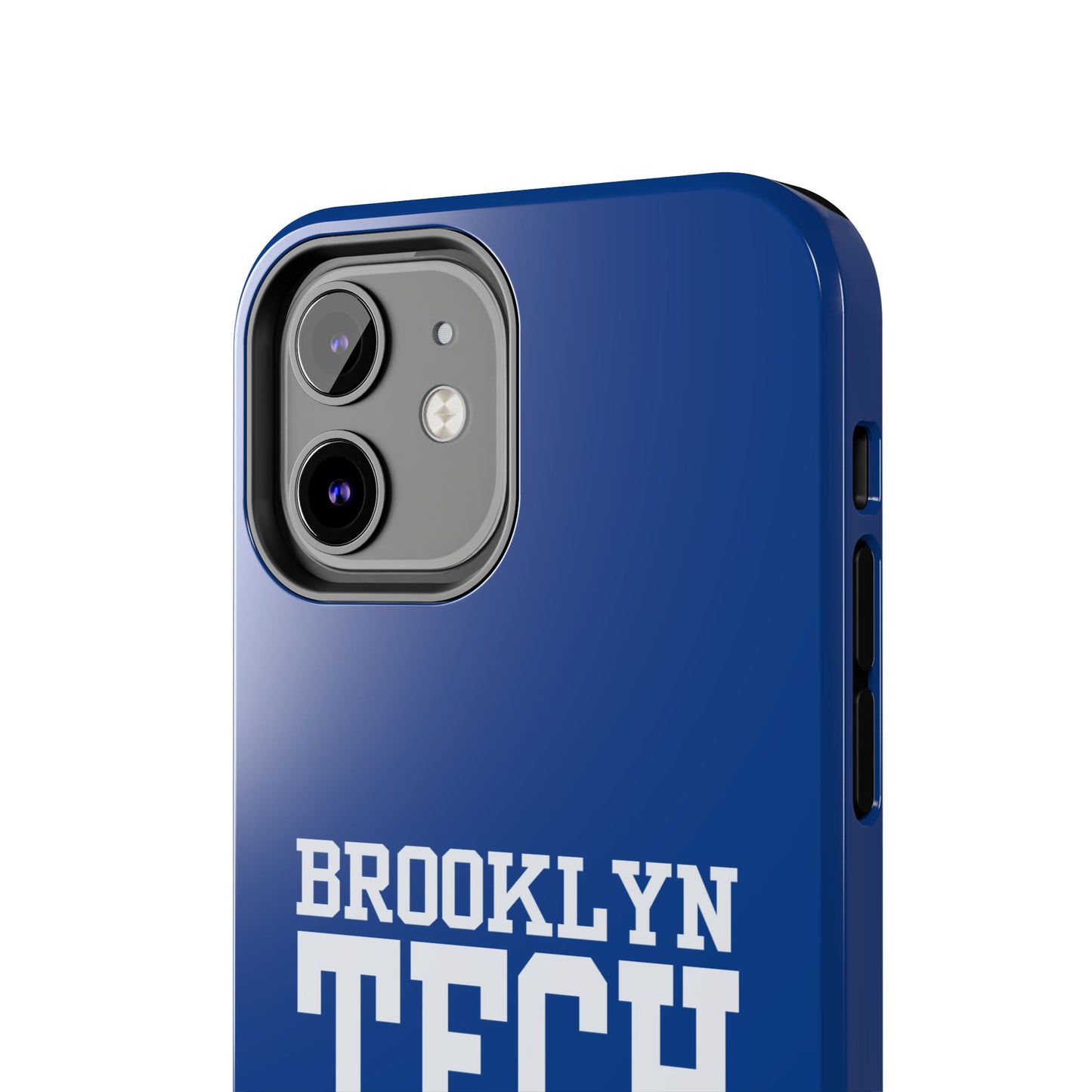 Brooklyn Tech Class of 1995 Tough Phone Case - Blue with white graphics