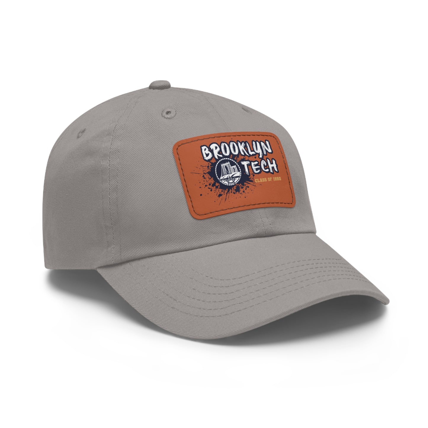 Class Of 1990 Commemorative Hat With Leather Patch (rectangle) - Gold Font