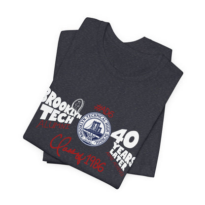 Class of 1986 Commemorative T-Shirt Unisex Jersey Short Sleeve T-Shirt