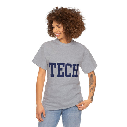 Tech - Classic Font - Men's Heavy Cotton T-Shirt