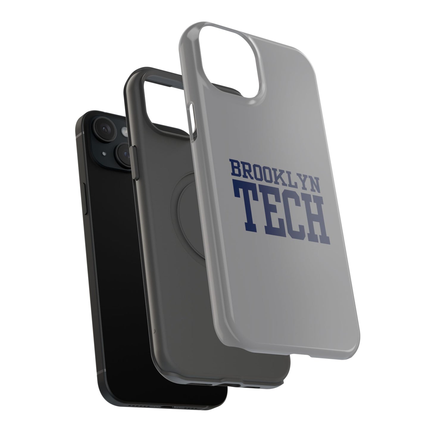 Brooklyn Tech - Impact-Resistant Phone Cases - Iphone Or Samsung - Gray