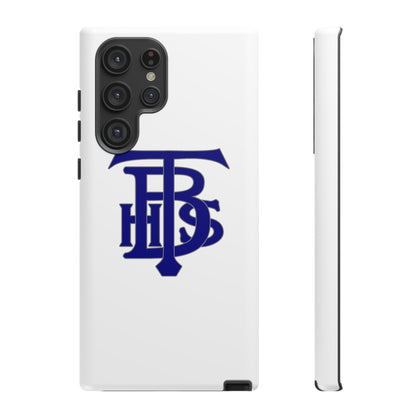 Stacked Logo - Tough Phone Cases - White