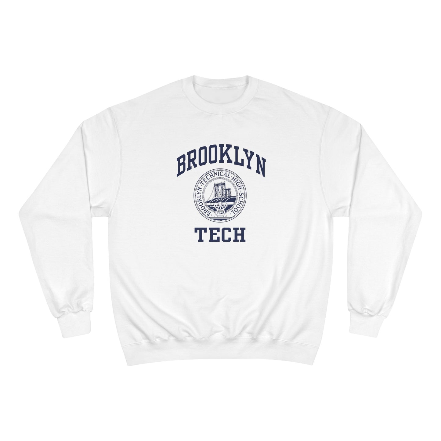 Classic Logo with Brooklyn Tech - Champion Crewneck Sweatshirt