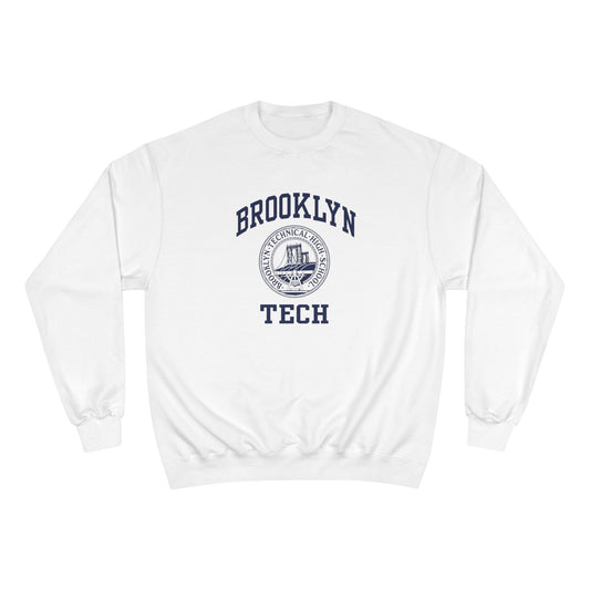 Classic Logo with Brooklyn Tech - Champion Crewneck Sweatshirt