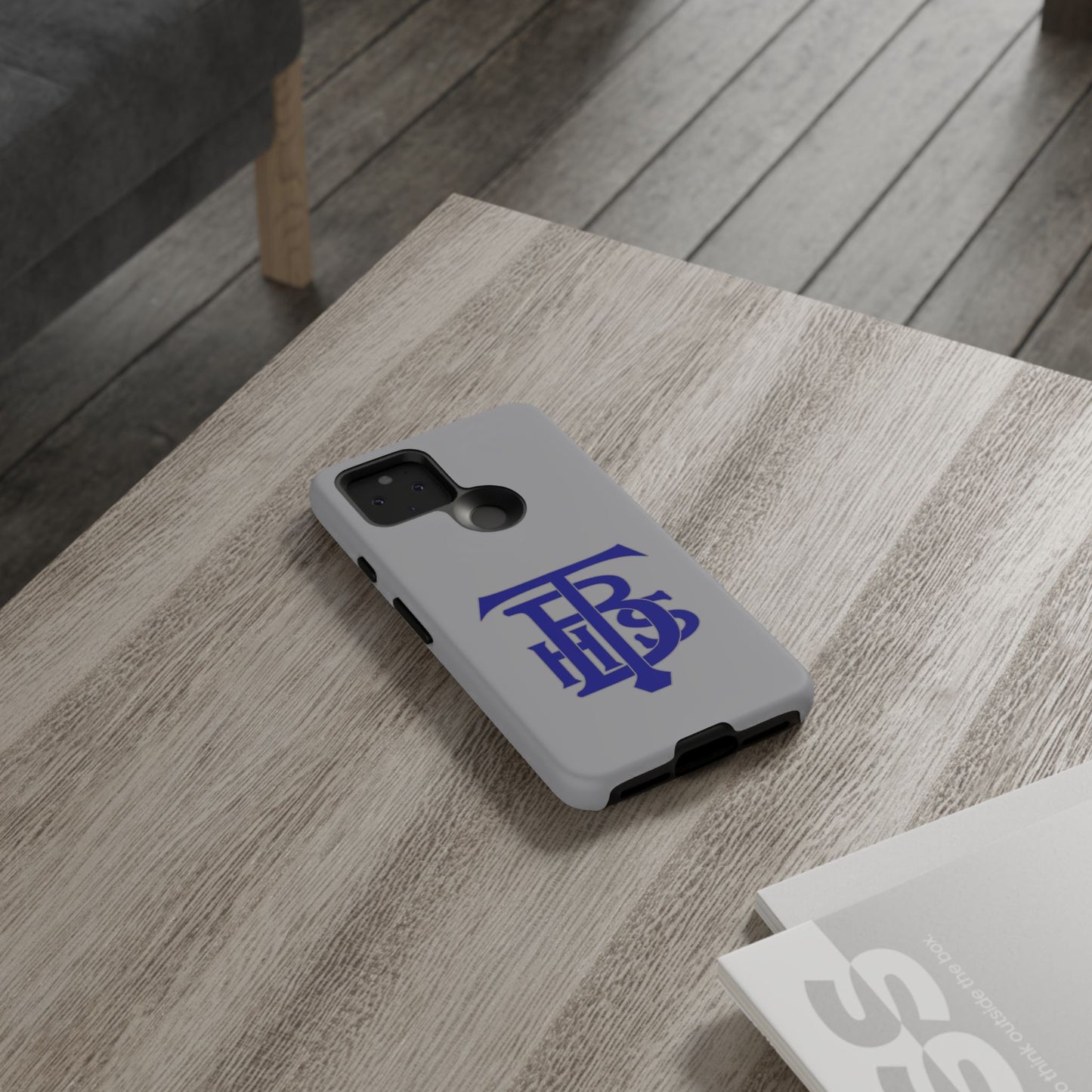 Stacked Logo - Tough Phone Cases - Gray - Google phones