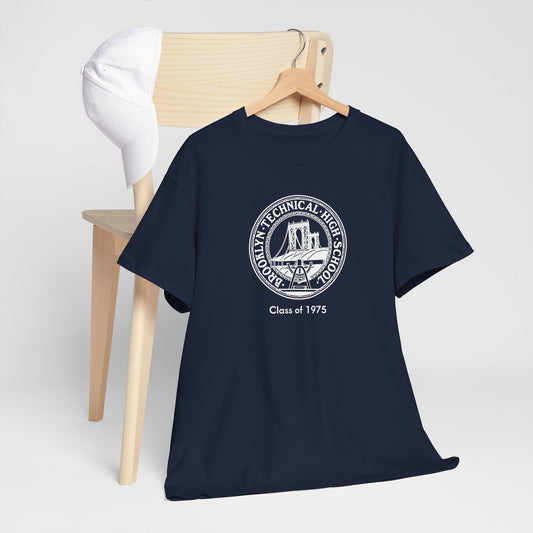 Classic Tech Logo - Class Of 1975 - Men's  Heavy Cotton T-Shirt