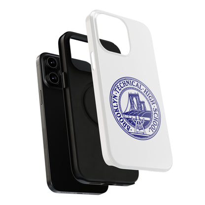 Classic Tech Seal - Impact-Resistant Phone Cases - Iphone Or Samsung - White