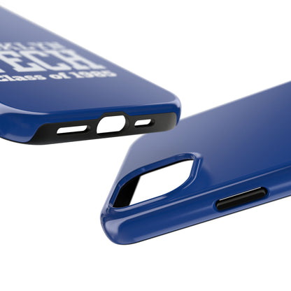 Brooklyn Tech Class of 1985 Tough Phone Case - Navy-Blue with white graphics