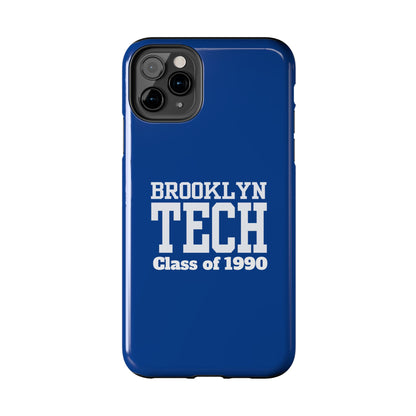 Brooklyn Tech Class Of 1990 Tough Phone Case - Blue