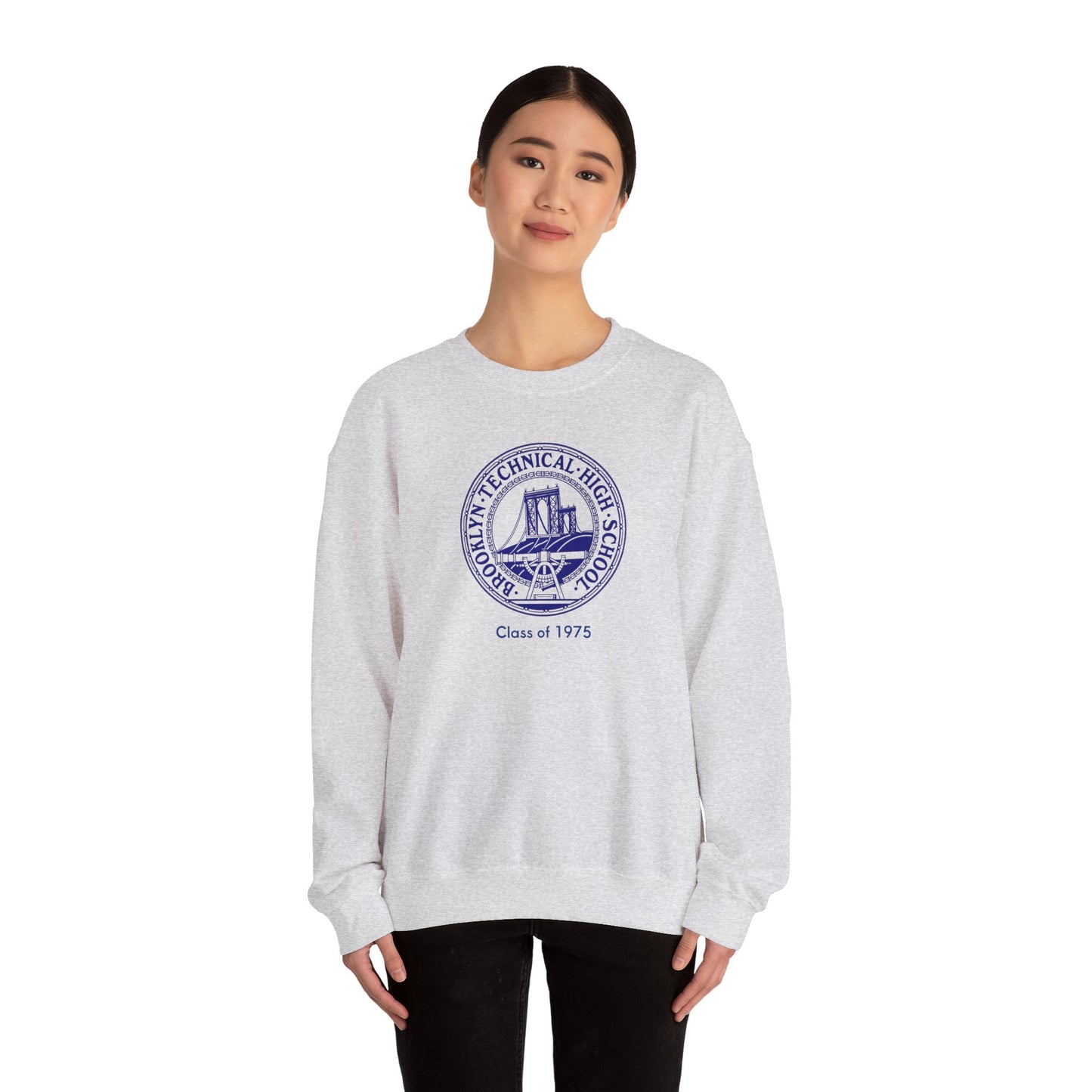 Classic Tech Logo - Class Of 1975 - Men's Heavy Blend™ Crewneck Sweatshirt
