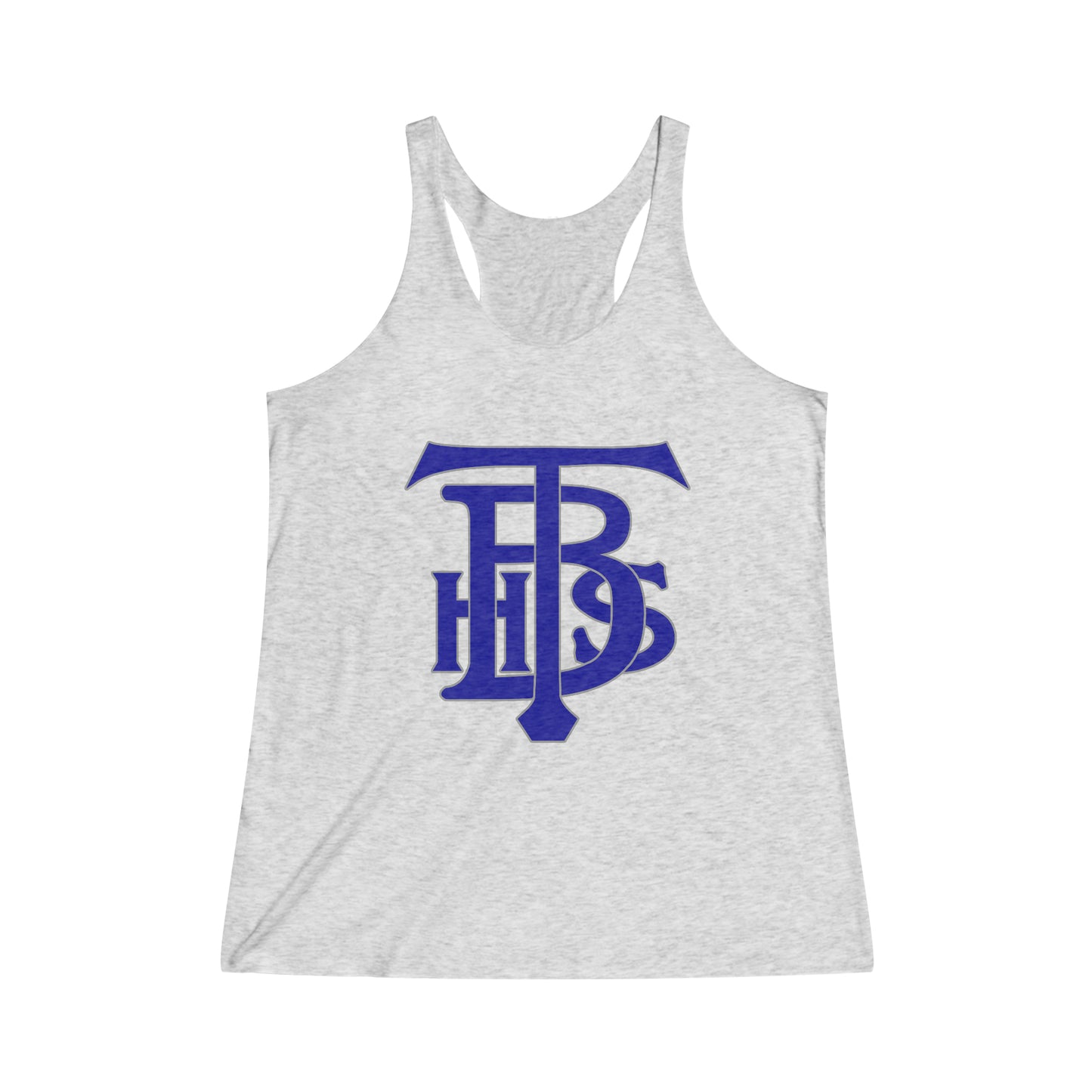 Stacked Tech Logo - Ladies Tri-Blend Racerback Tank