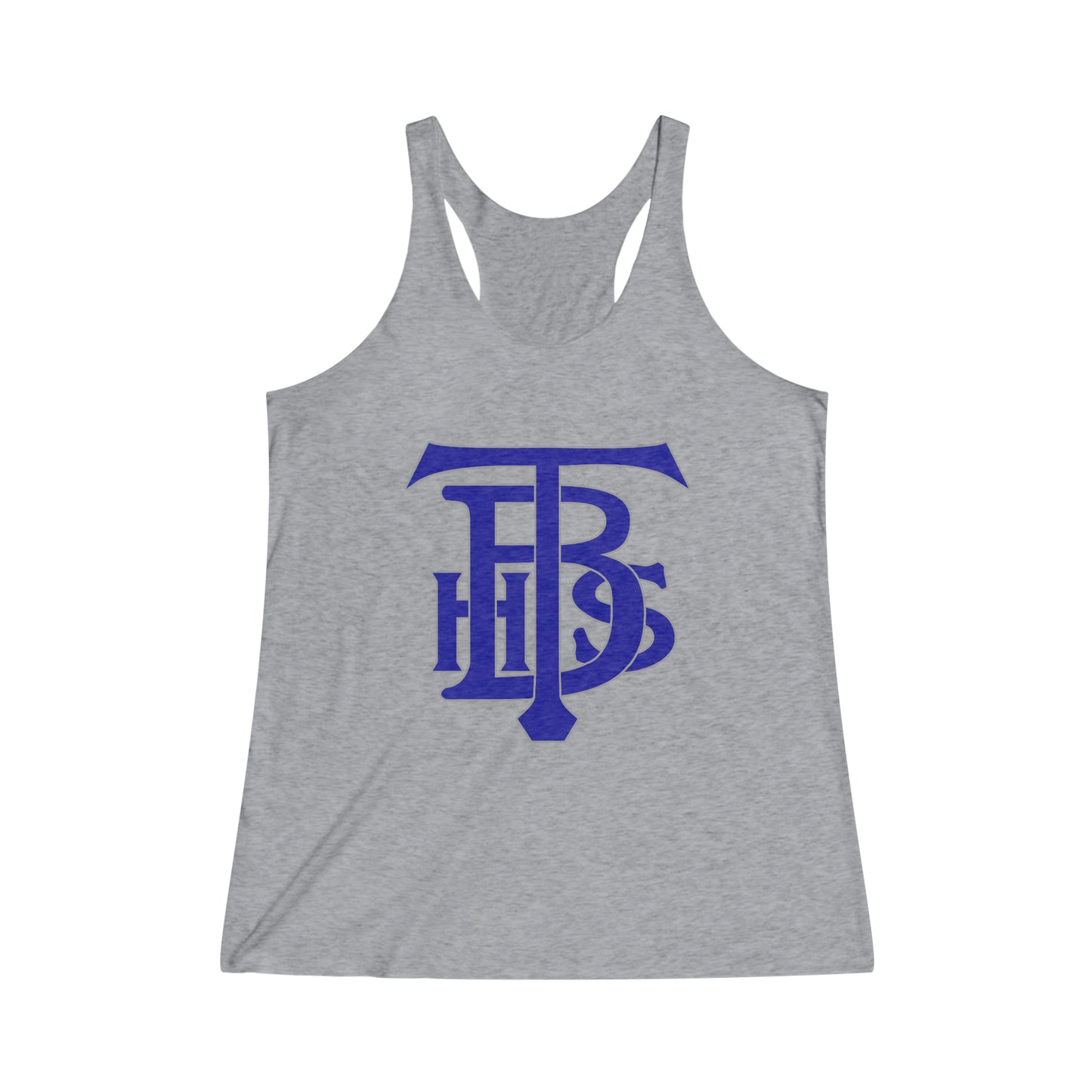 Stacked Tech Logo - Ladies Tri-Blend Racerback Tank