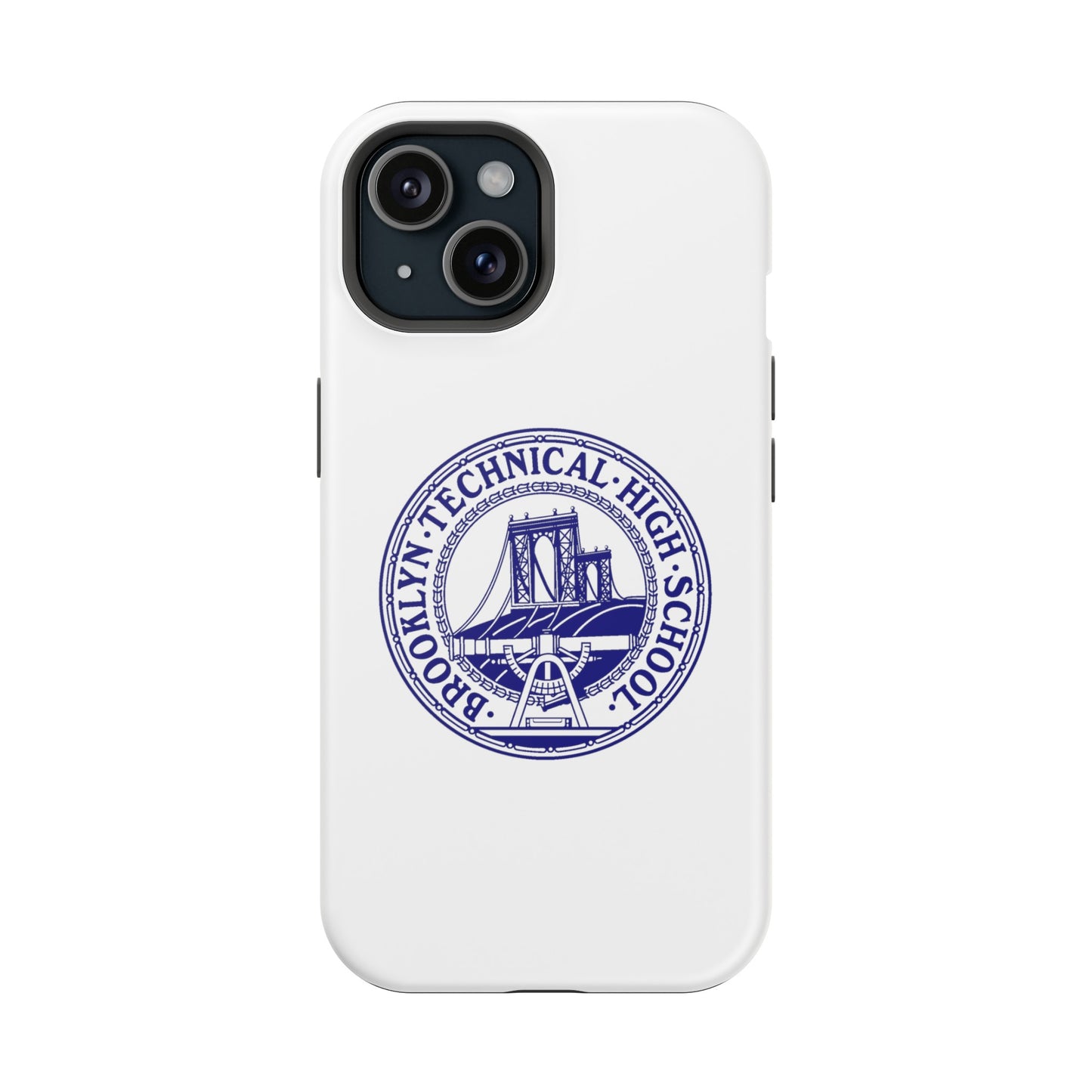 Classic Tech Logo - Impact-Resistant Phone Cases - Iphone Or Samsung - White