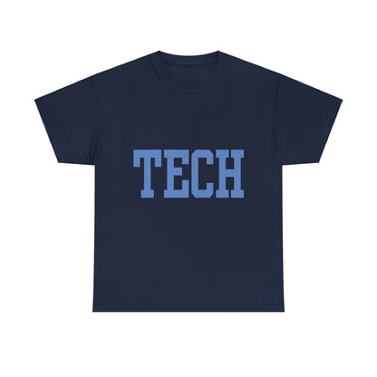 Tech - Classic Font - Men's Heavy Cotton T-Shirt