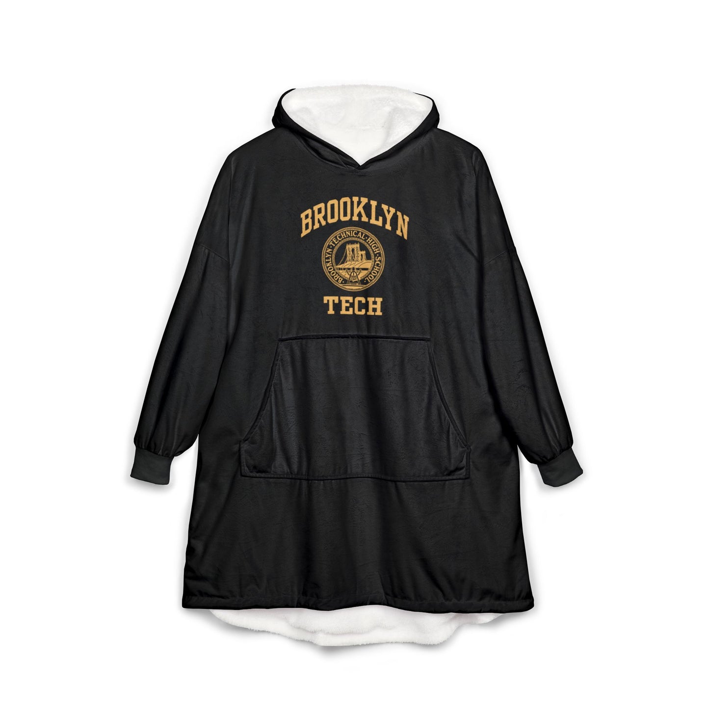 Classic Logo with Brooklyn Tech Hooded Blanket