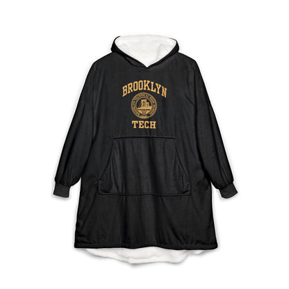 Classic Logo with Brooklyn Tech Hooded Blanket