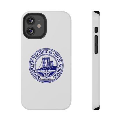 Classic Tech Logo - Impact-Resistant Phone Cases - Iphone Or Samsung - White