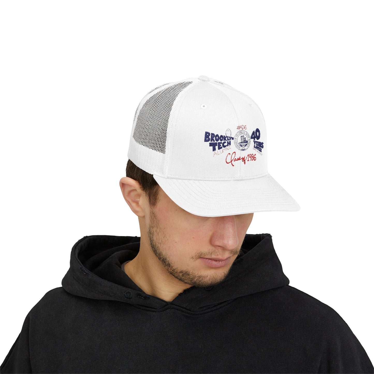 Class of 1986 40th Reunion Trucker Cap - Navy Logo