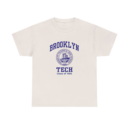 Brooklyn Tech Classic Logo - Men's Heavy Cotton T-Shirt - Class of 1995