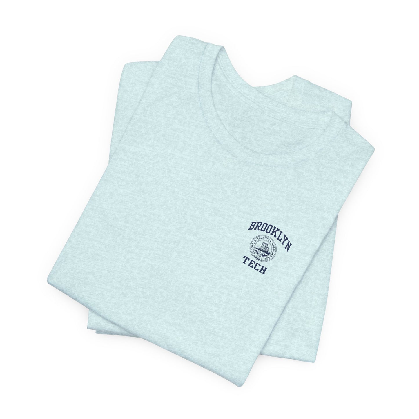 Classic Logo with Brooklyn Tech on Left Chest - Men's Bella + Canvas Short Sleeve Jersey T-Shirt
