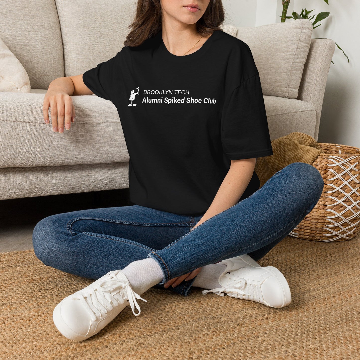 Brooklyn Tech Alumni Spiked Shoe Club Softstyle T-Shirt - Rectangular Logo